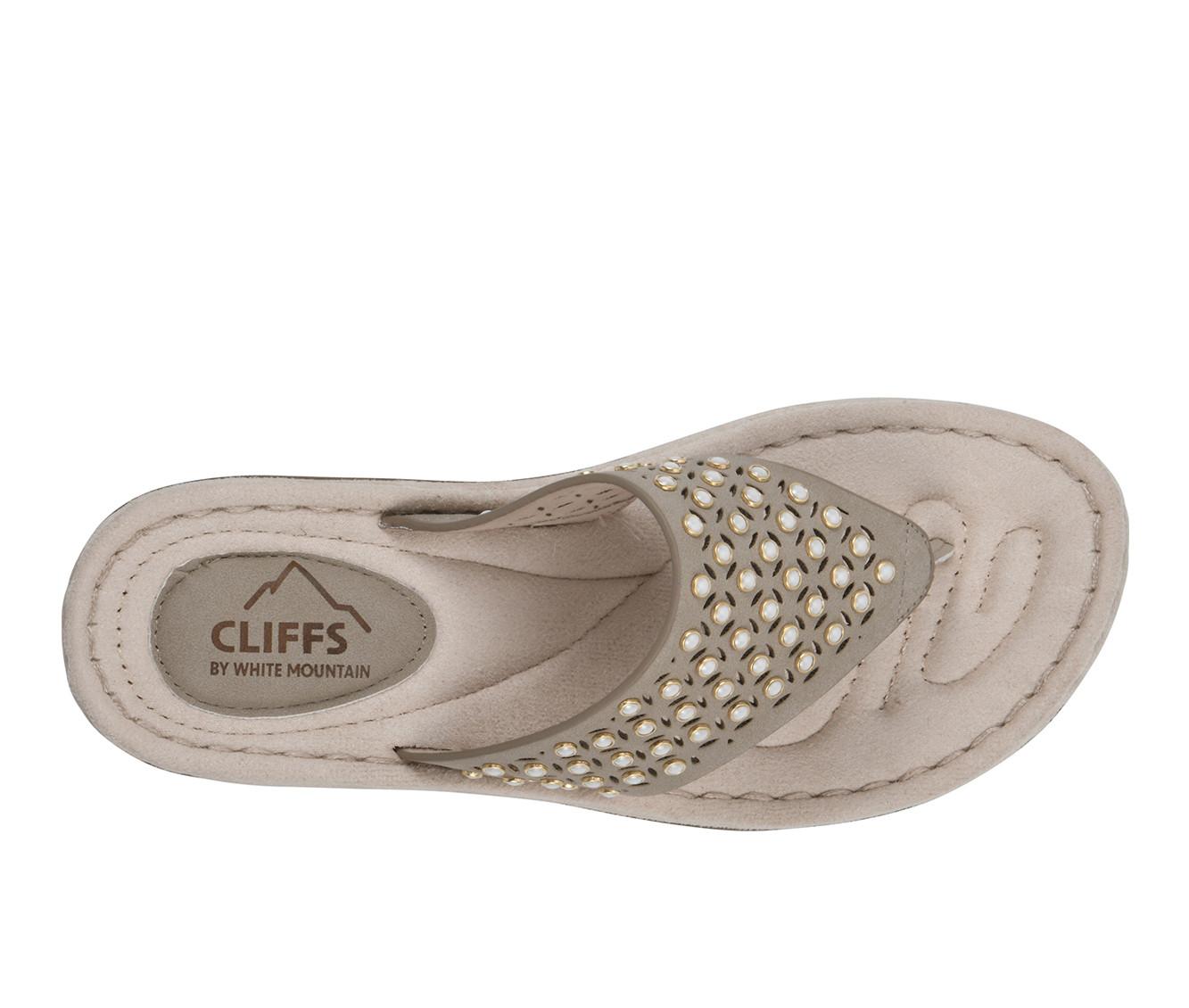 Women's Cliffs by White Mountain Camila Wedge Flip-Flops