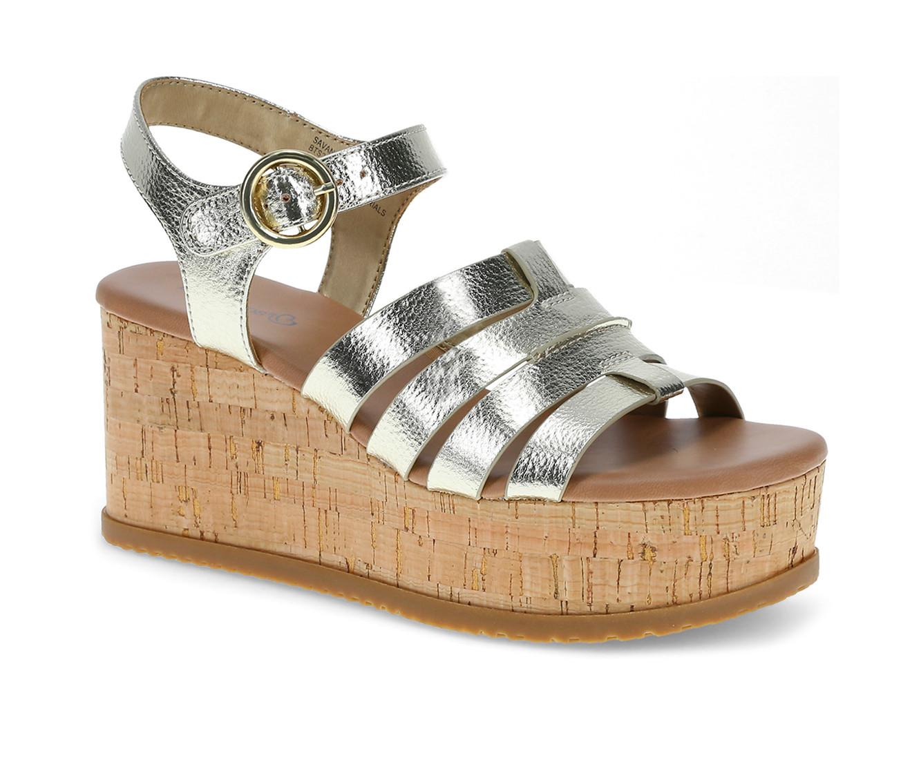 Women's Baretraps Savannah Platform Wedge Sandals Shoe Carnival