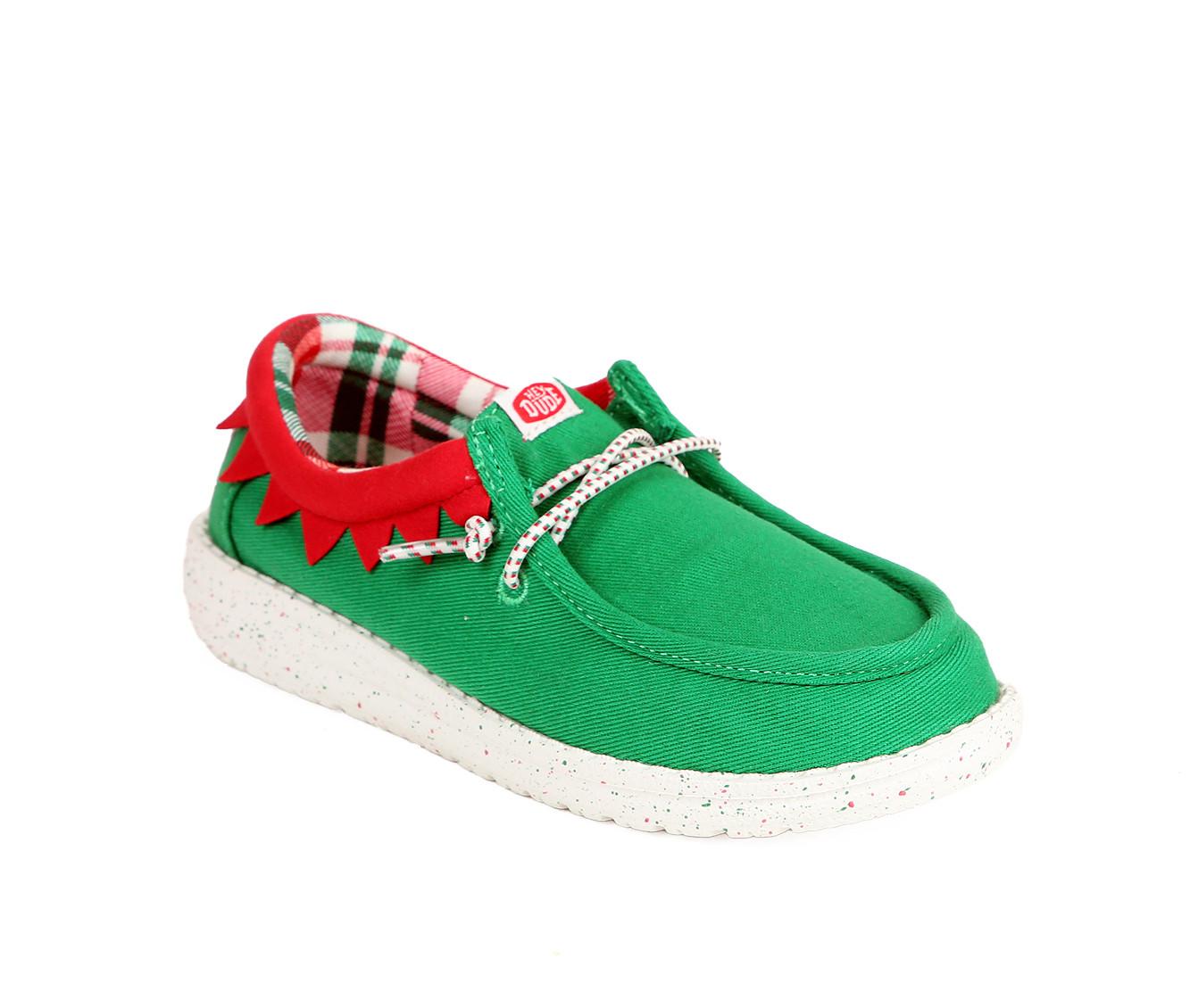 Kids' HEYDUDE Little Kid & Big Kid Wally Holiday Elf Casual Shoes
