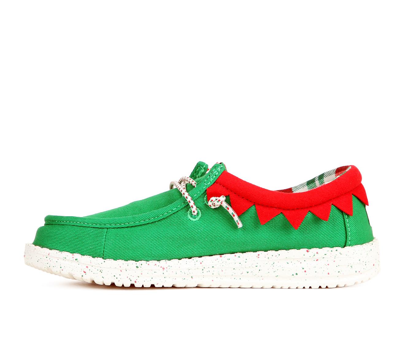 Kids' HEYDUDE Little Kid & Big Kid Wally Holiday Elf Casual Shoes
