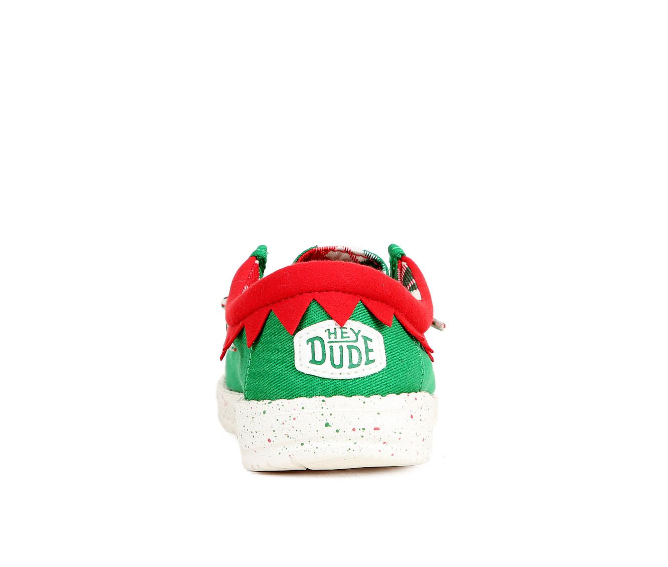 Kids' HEYDUDE Little Kid & Big Kid Wally Holiday Elf Casual Shoes