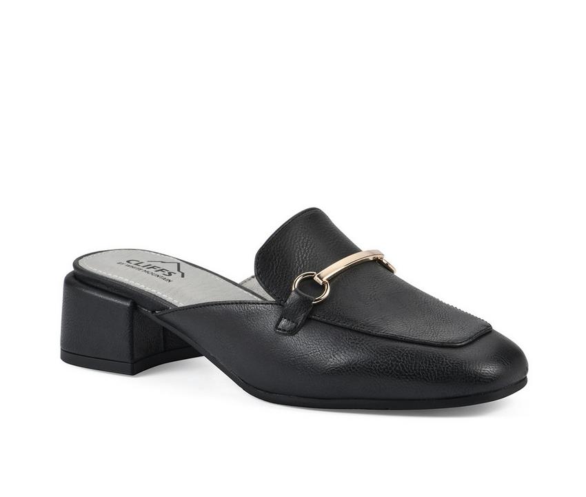 Women's Cliffs by White Mountain Quin Heeled Mules