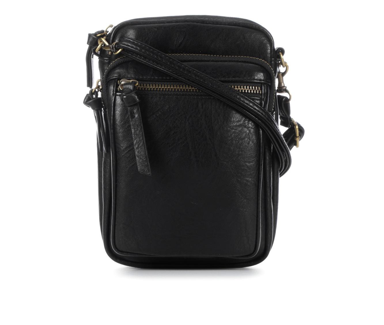 Bueno Of California Glazed Parchment Crossbody Handbag