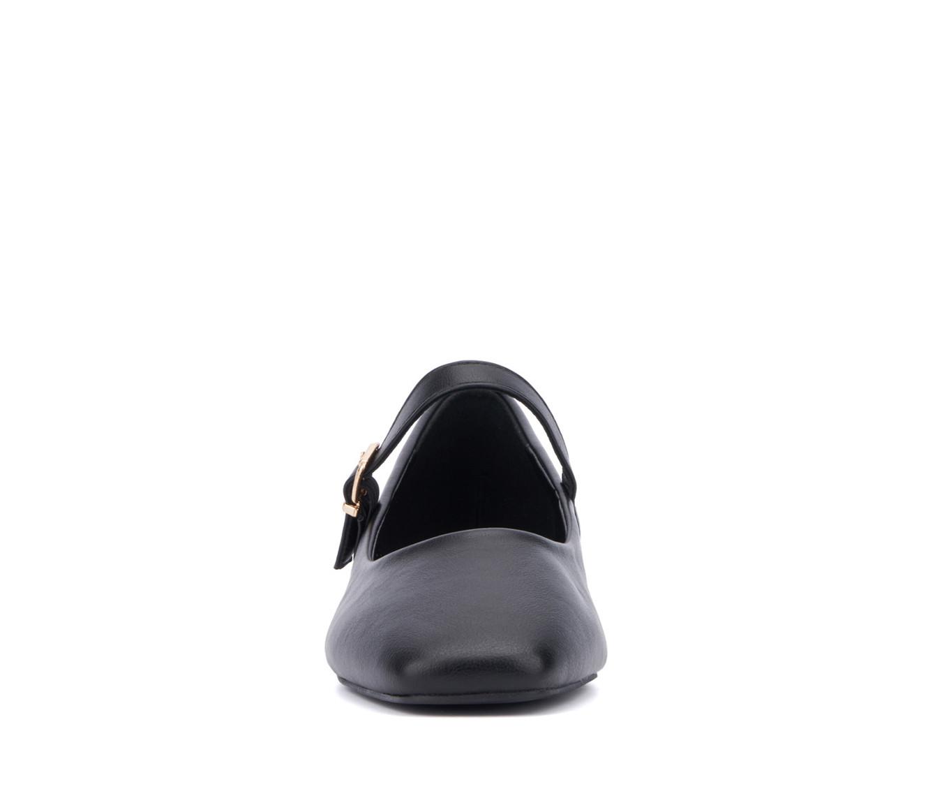 Women s New York and Company Page Mary Jane Flats Shoe Station