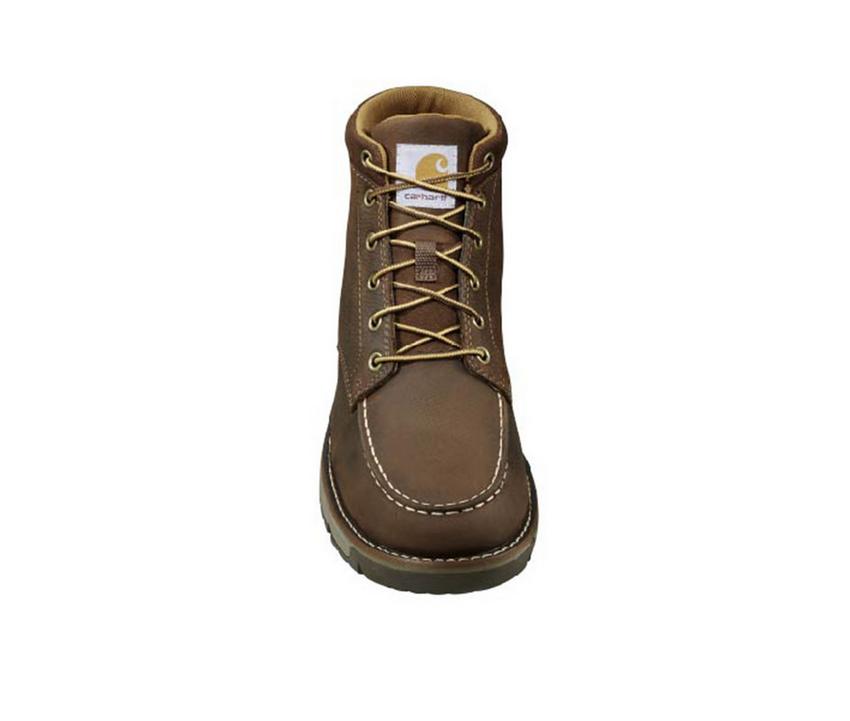 Men's Carhartt Millbrook Steel Toe Moc Wedge Work Boots | Shoe Carnival