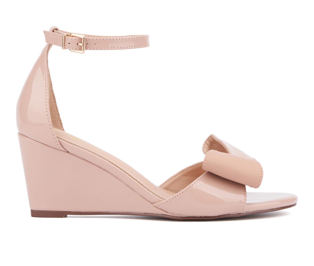 Women's New York and Company Shelby Wedge Sandals