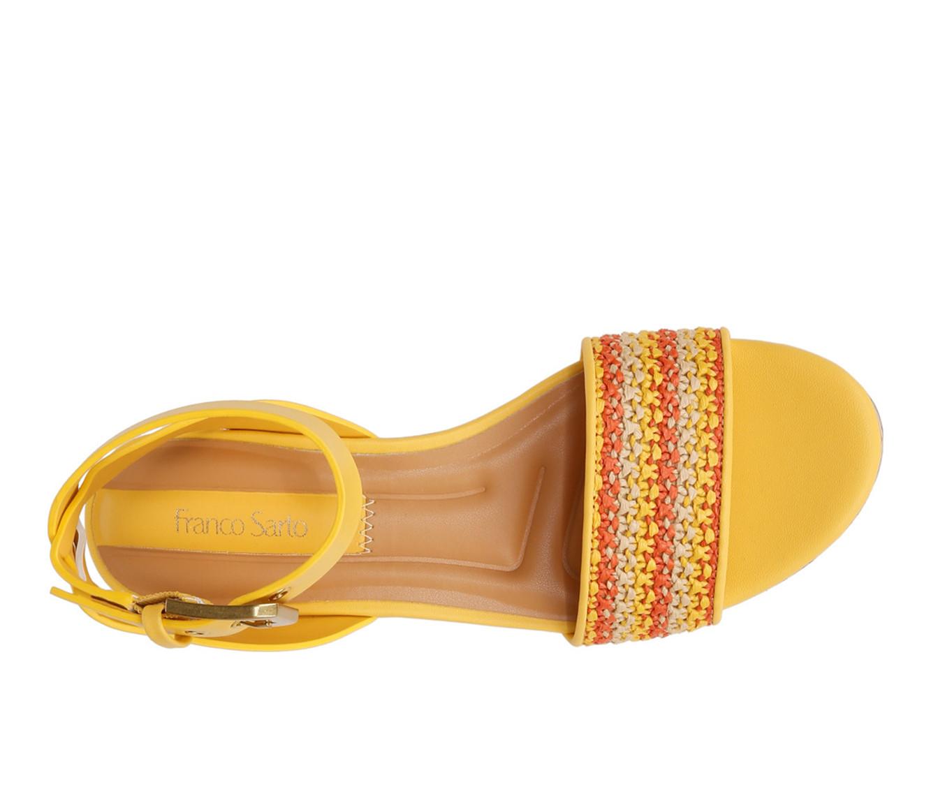 Franco sarto yellow wedge online