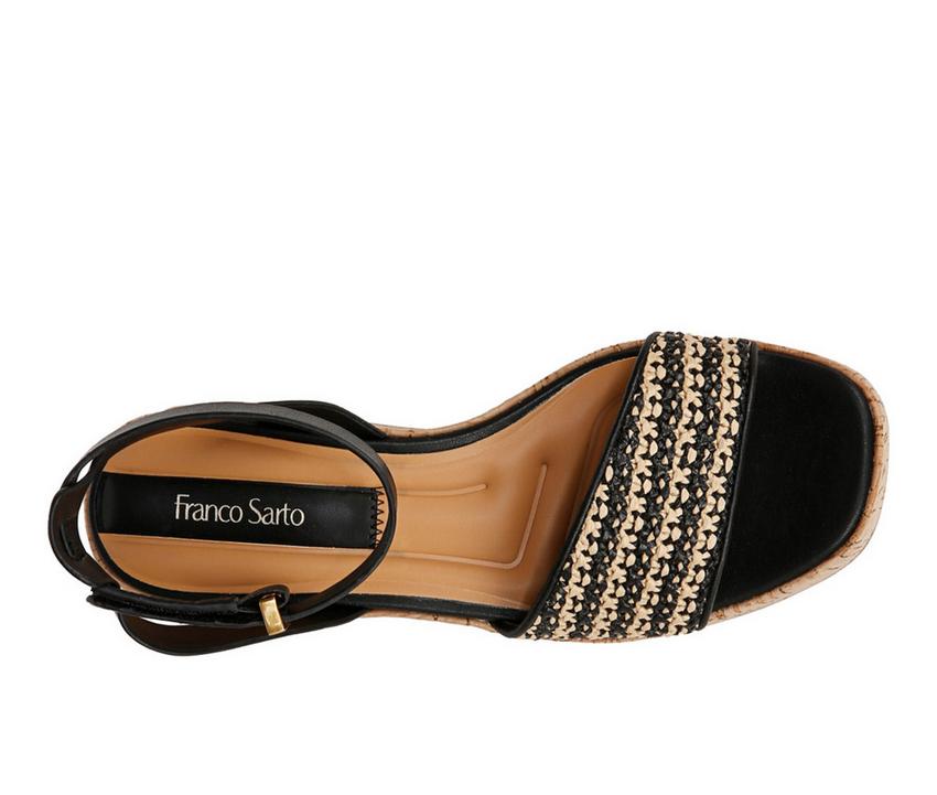 Women's Franco Sarto Terry 2 Platform Wedge Sandals