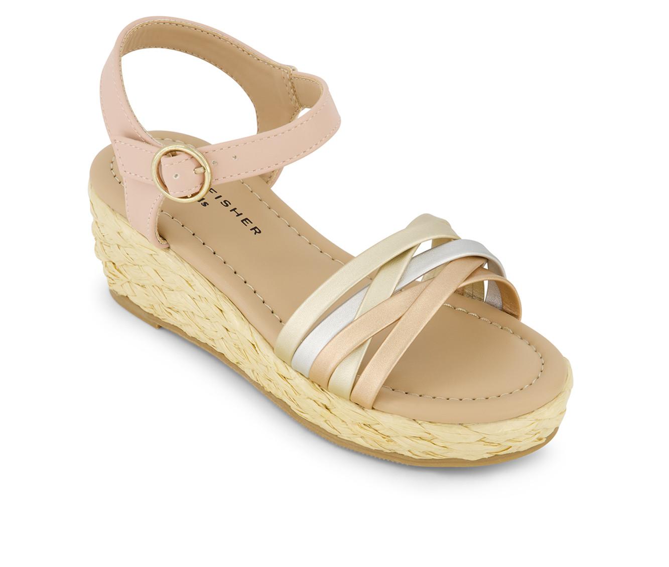 Girls' Marc Fisher Children's Little & Big Kid Marren Strap Wedge Sandals