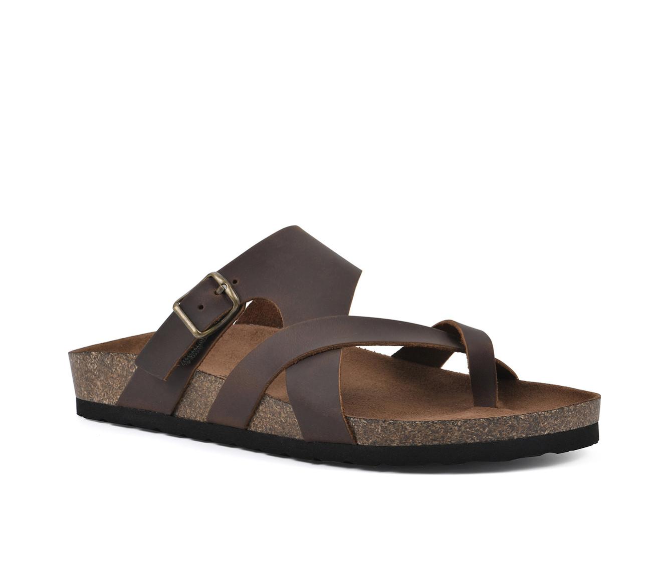 Women's White Mountain Graph Footbed Sandals