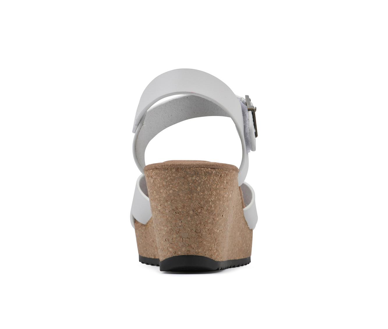 Women's White Mountain Prezo Wedge Sandals