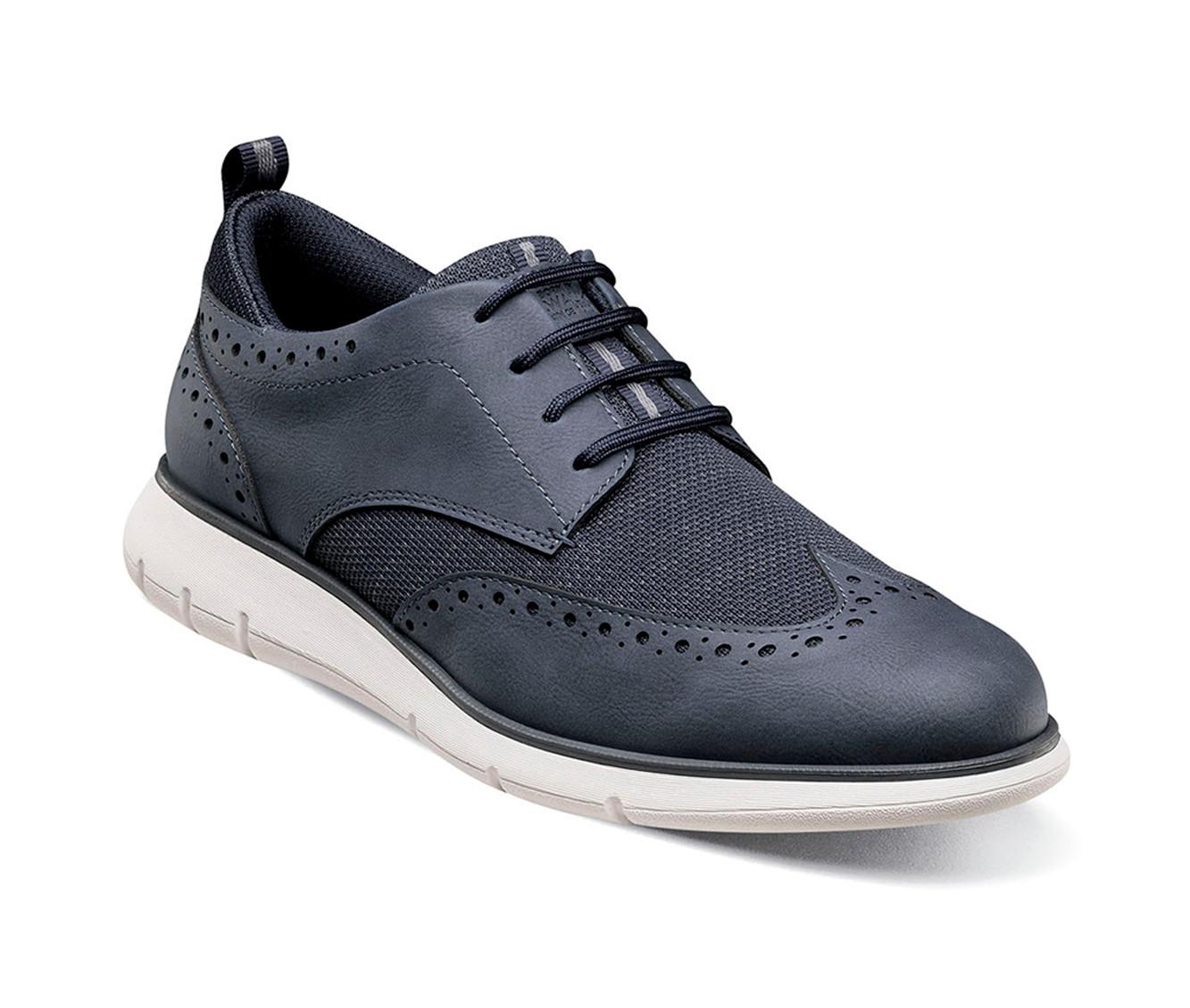 Men's Nunn Bush Stance Knit Wingtip Casual Oxfords