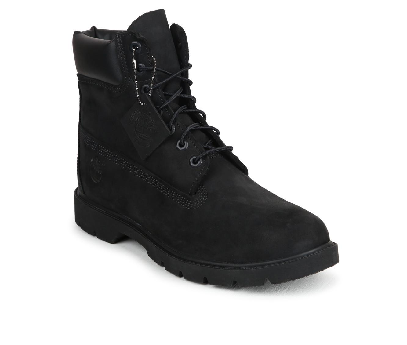 All black timberland boots mens online