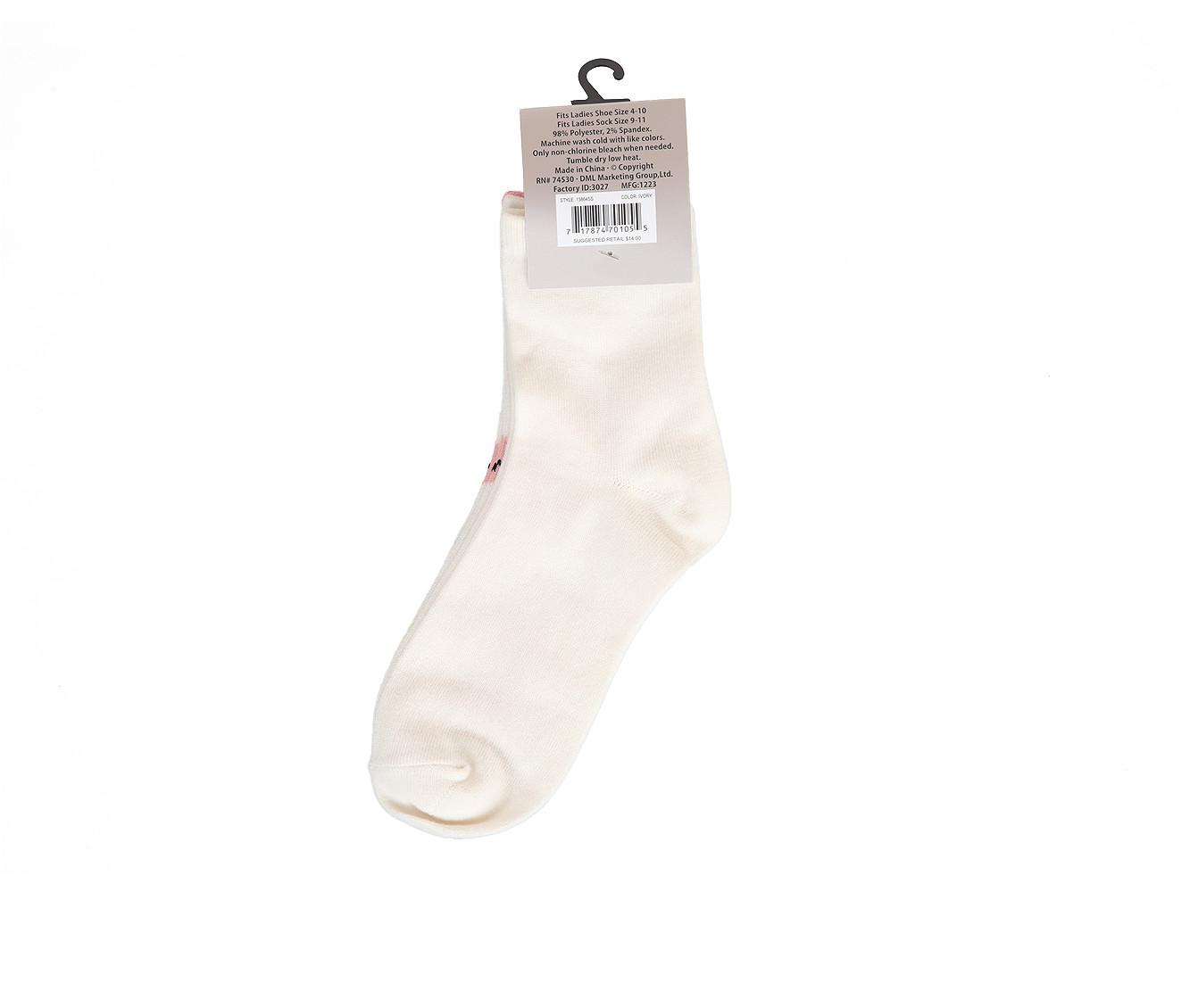 LEGALE 2pp Smiley Face Anklet Socks