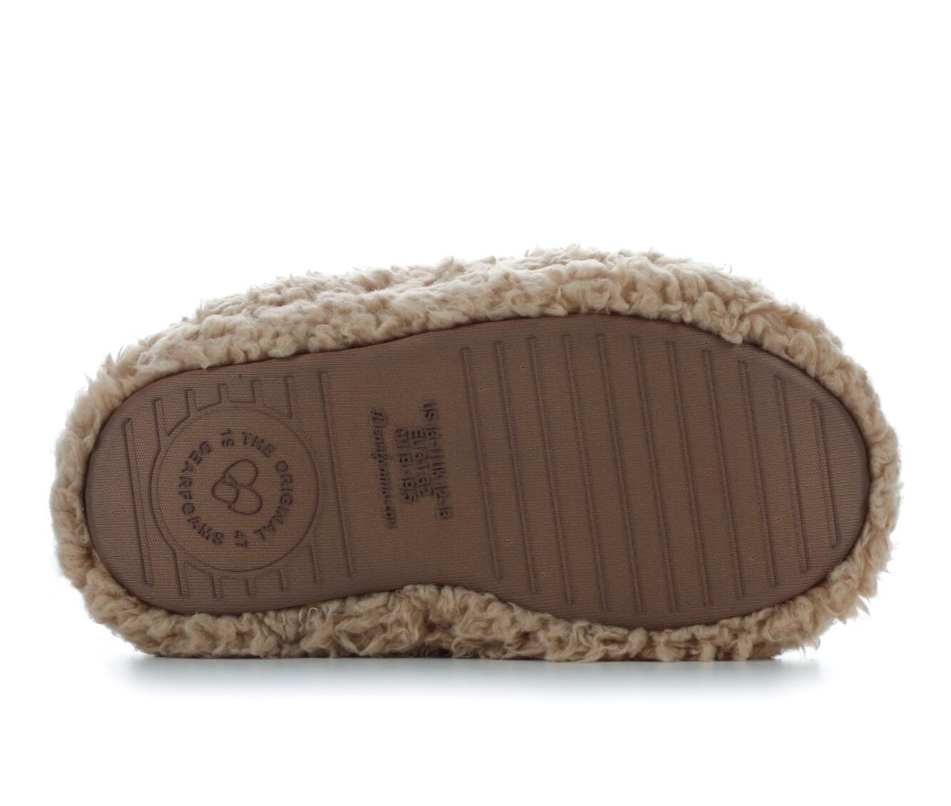 Dearfoams Toddler & Little Kid Reindeer Closed Back Slippers