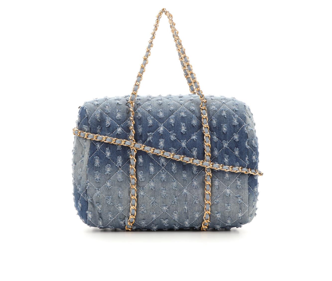 Olivia Miller Denim Satchel Handbag