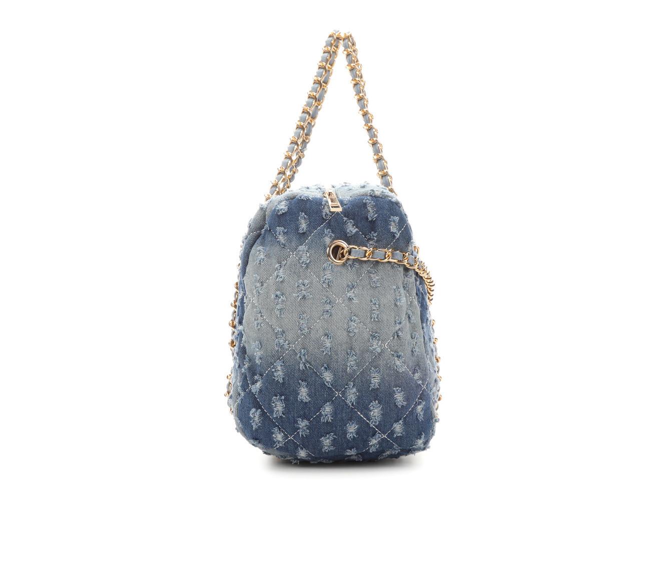 Olivia Miller Denim Satchel Handbag