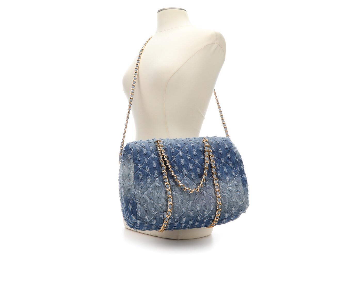 Olivia Miller Denim Satchel Handbag