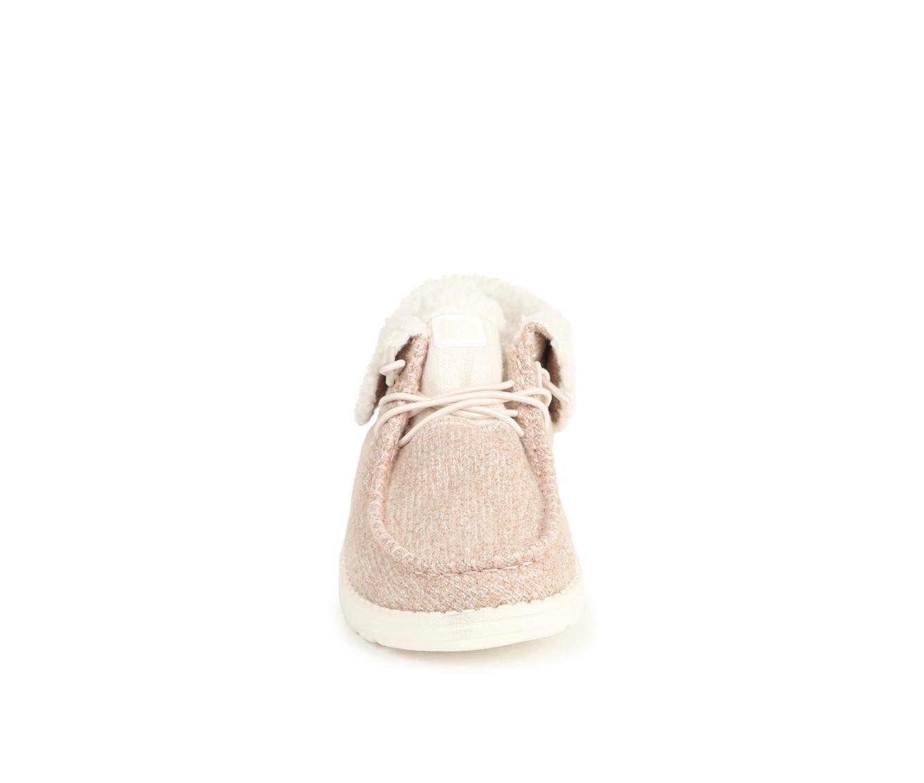 Women's HEYDUDE Wendy Fold Brush Cozy Booties