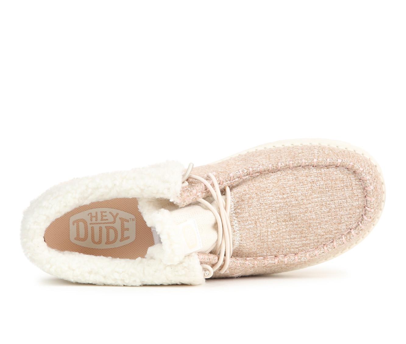 Women's HEYDUDE Wendy Fold Brush Cozy Booties