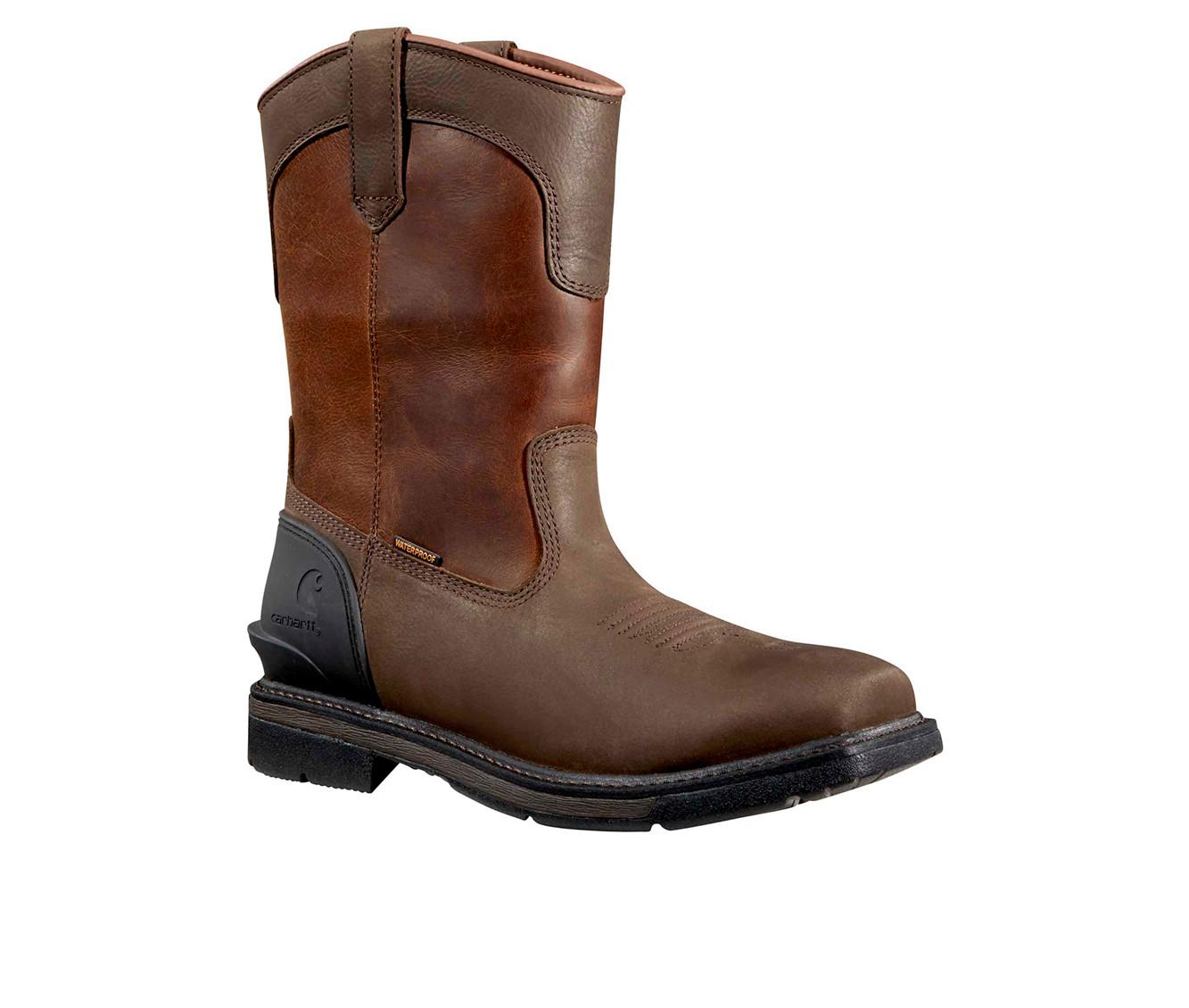 Men's Carhartt Montana Water Resistant 11" Steel Toe Wellington Work Boots