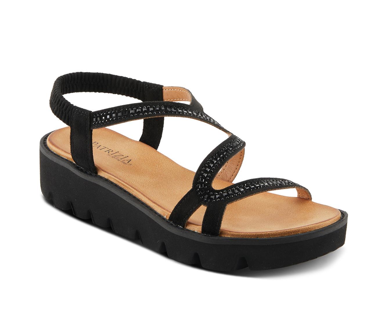 Women's Patrizia Zigged Low Wedge Sandals