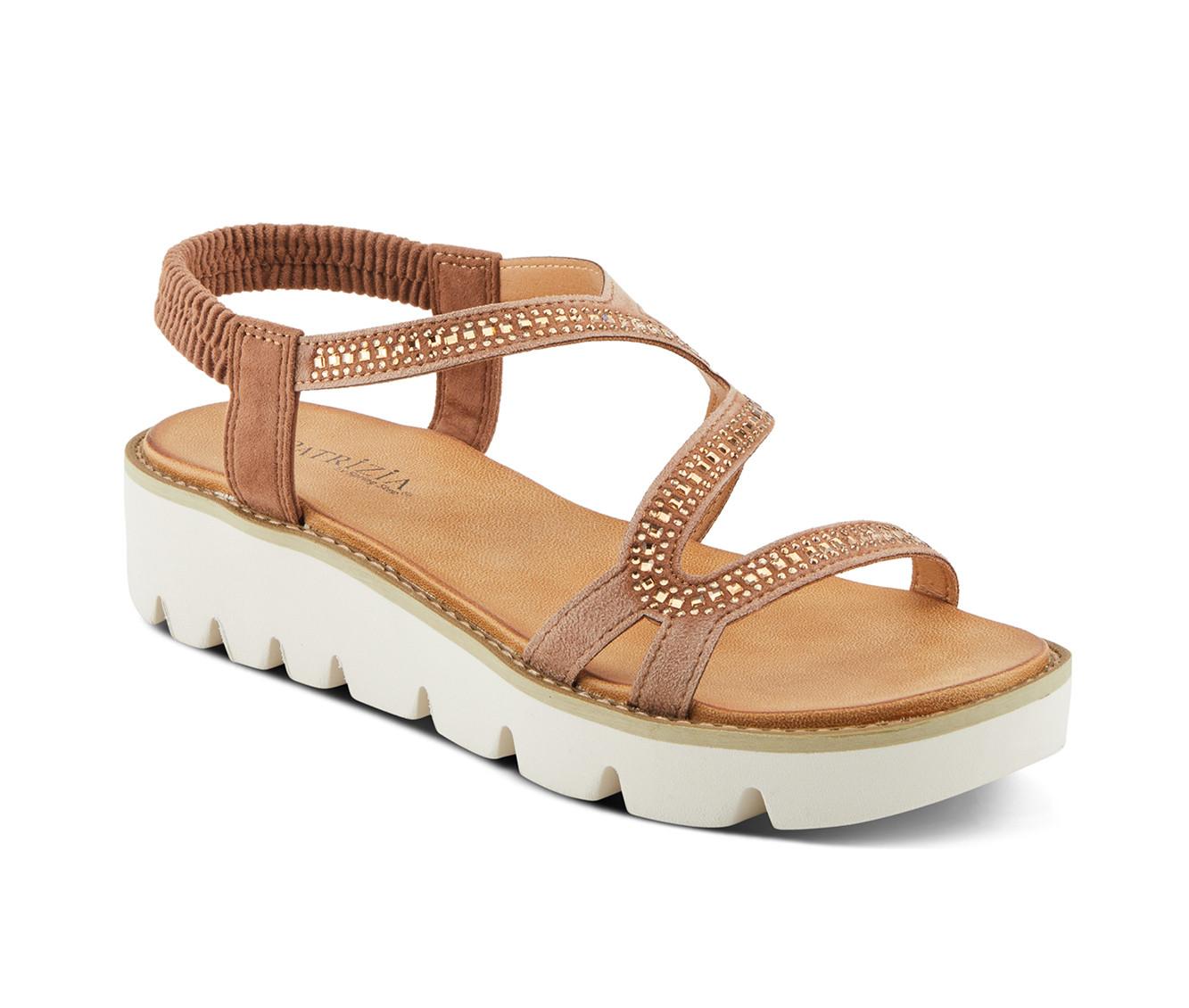 Women's Patrizia Zigged Low Wedge Sandals