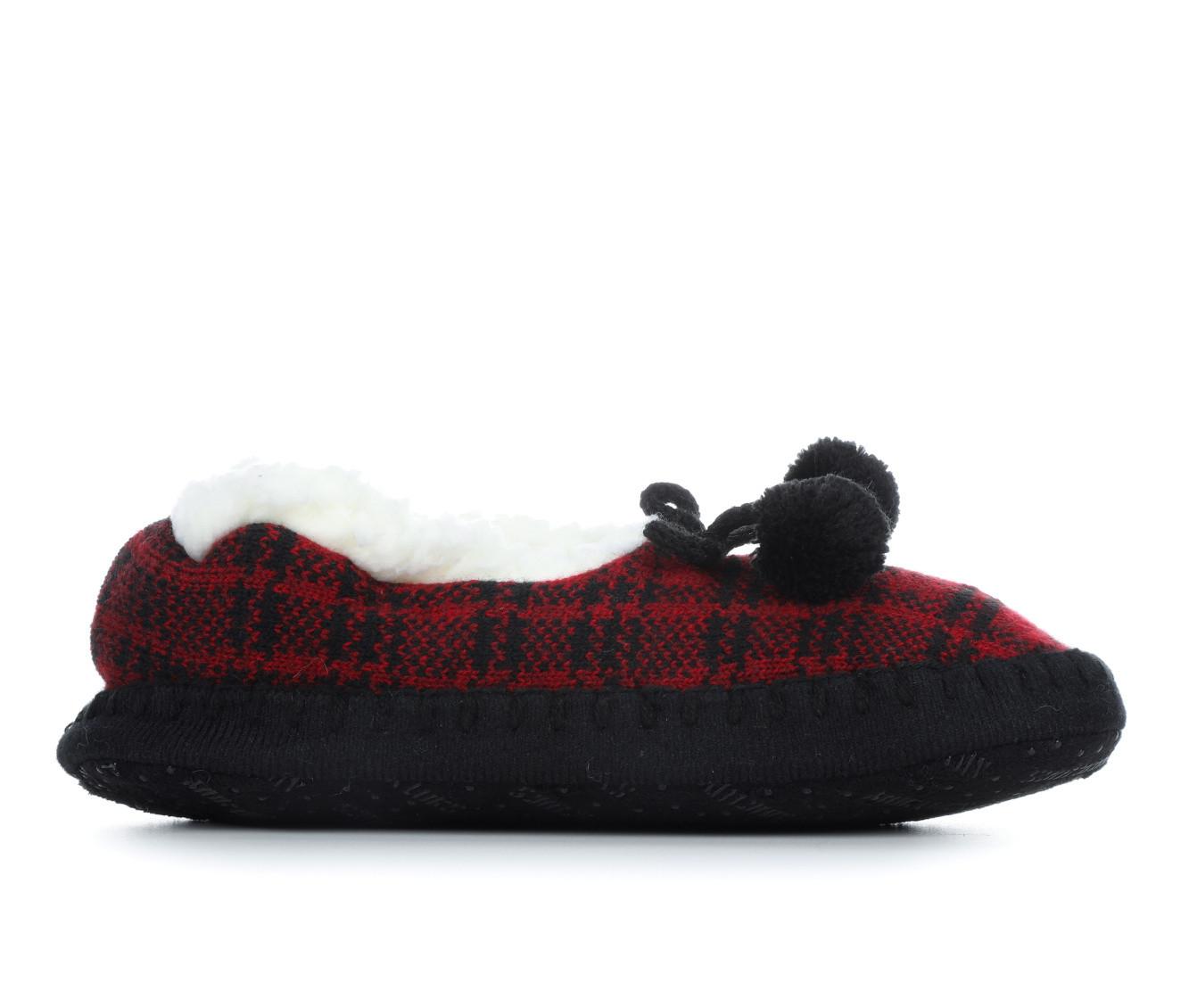 MUK LUKS Women's Plaid Ballerina Slippers