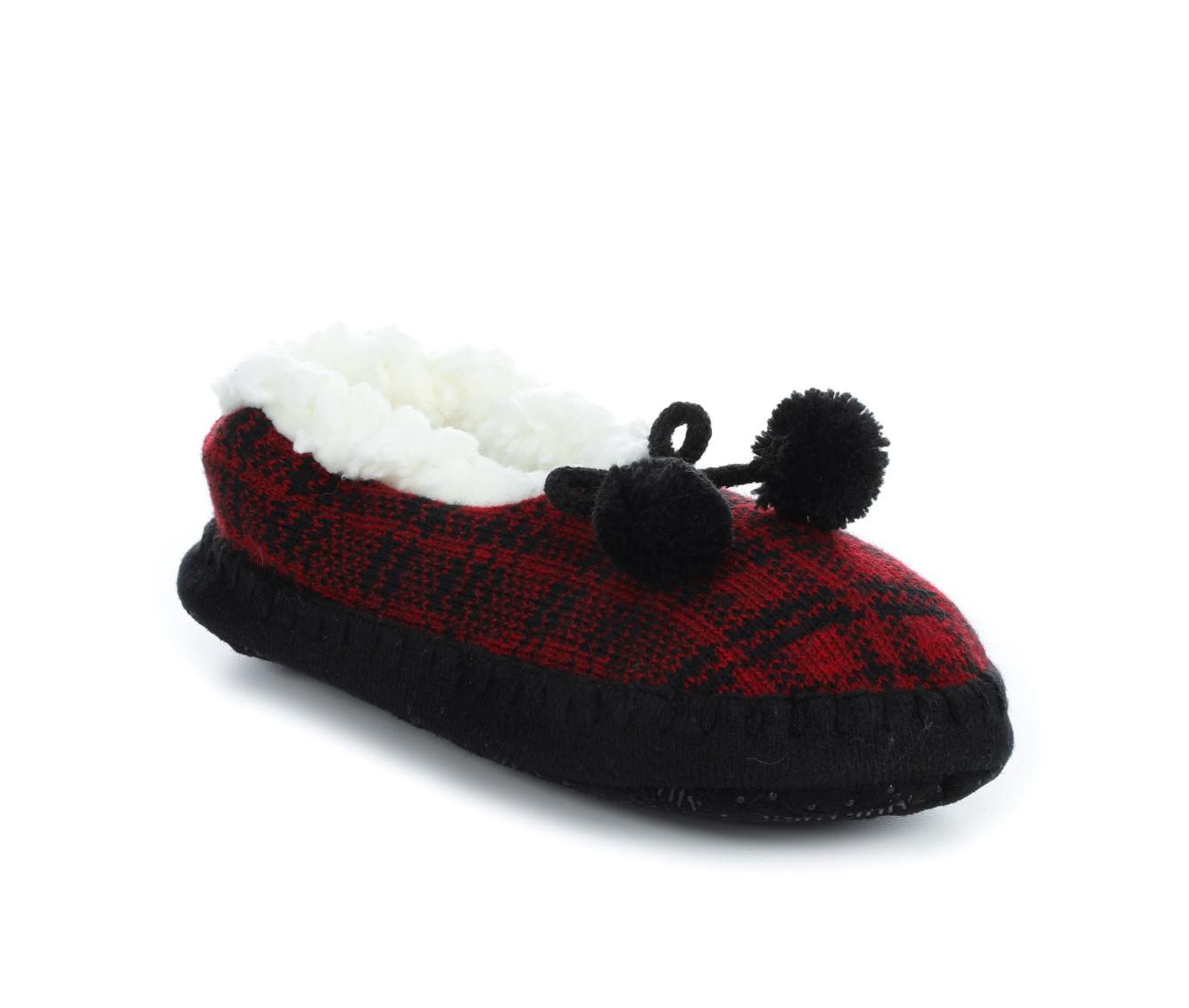 MUK LUKS Women's Plaid Ballerina Slippers