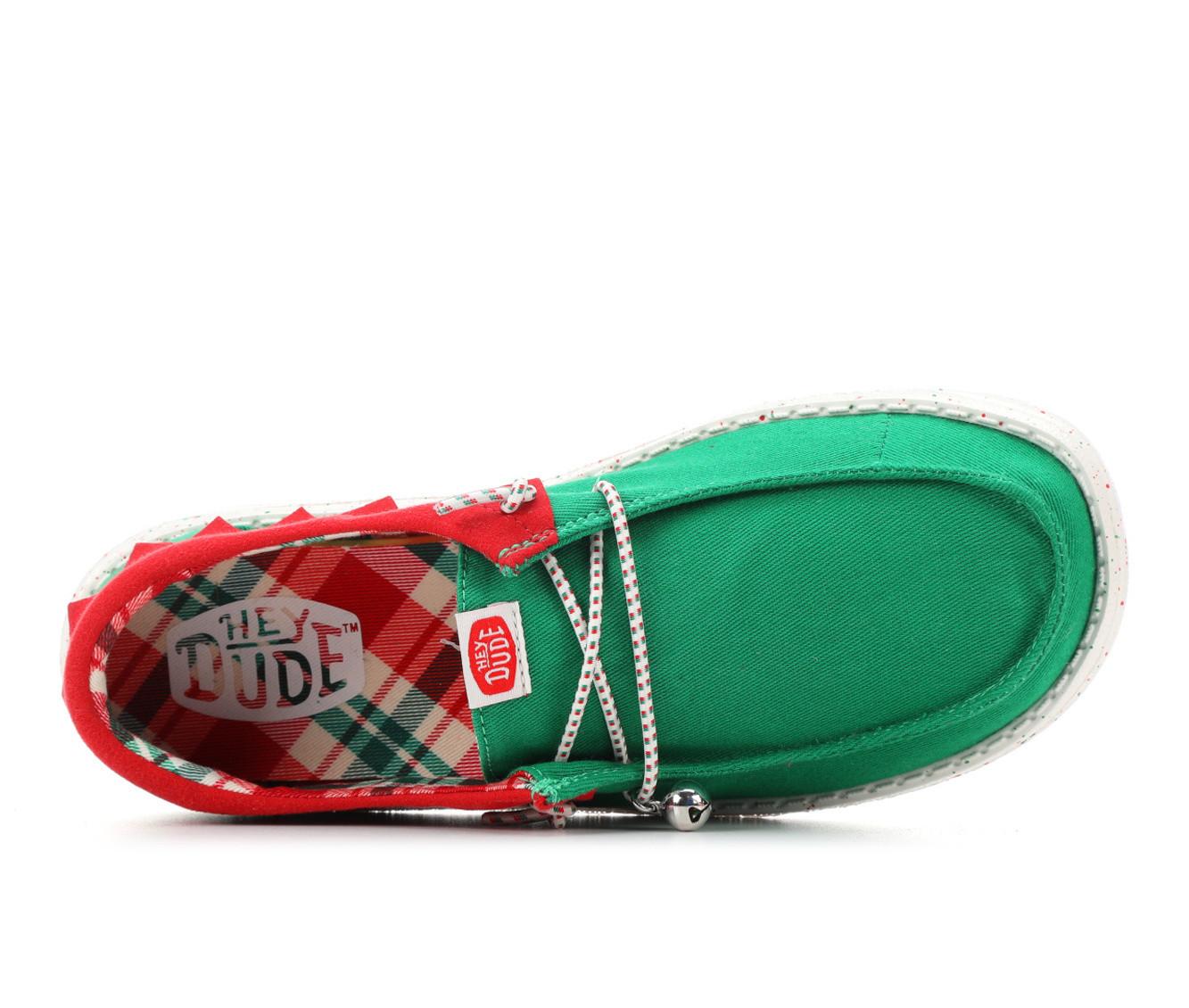 Women's HEYDUDE Wendy Holiday Elf Casual Shoes