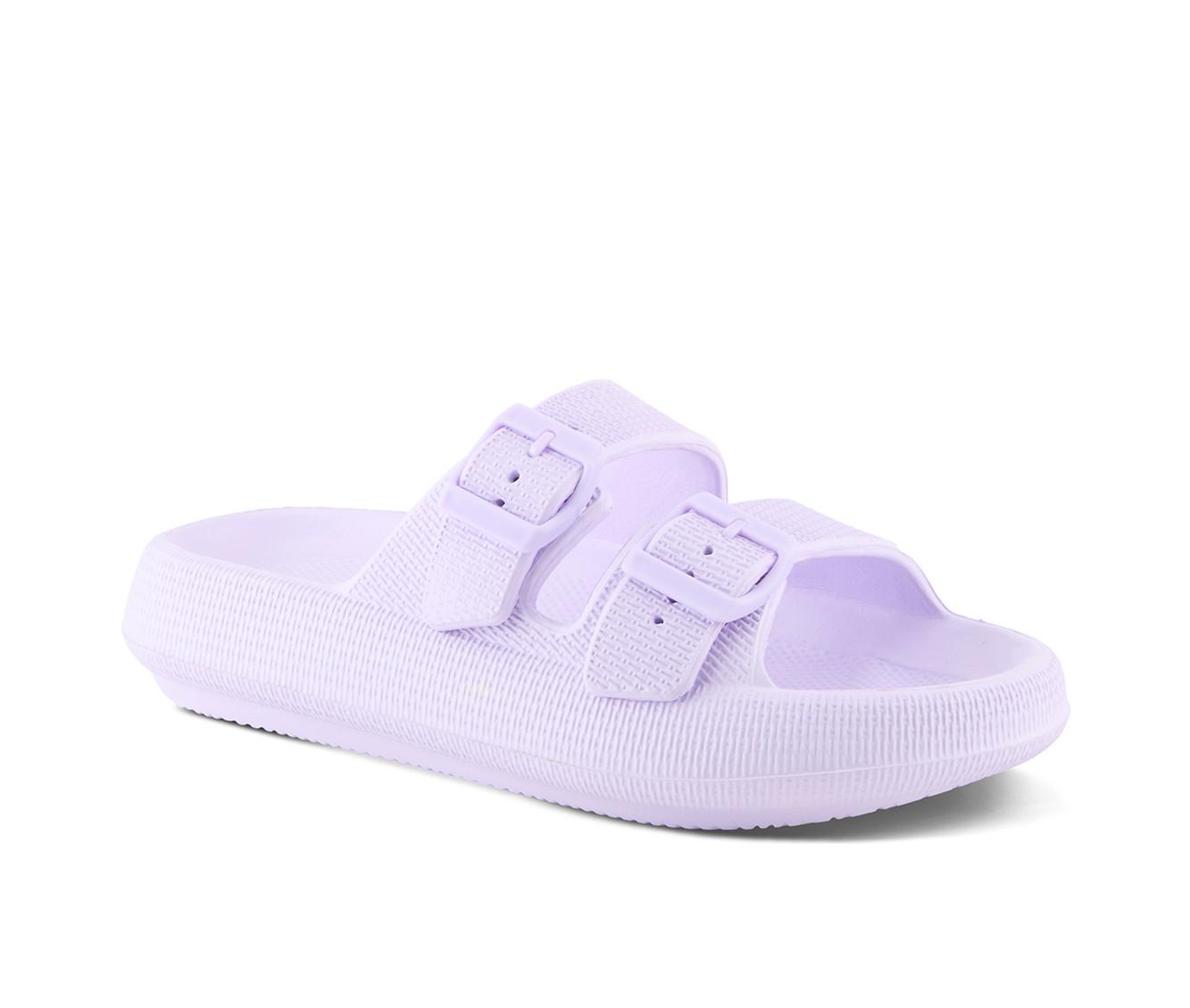Women's Flexus Bubbles Waterproof Platform Slides