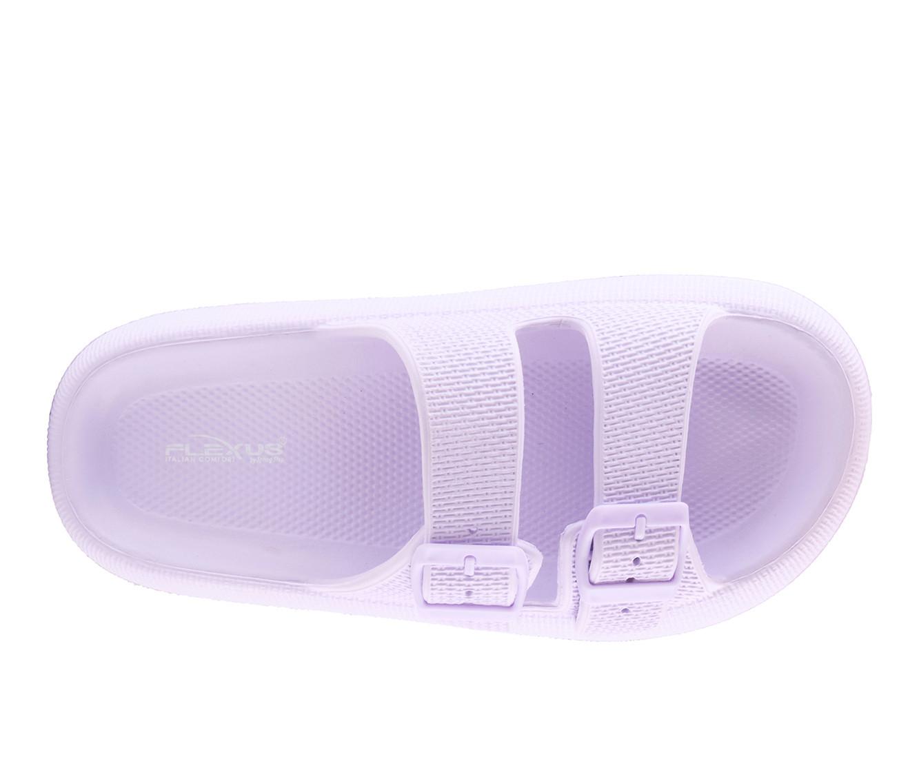 Women's Flexus Bubbles Waterproof Platform Slides
