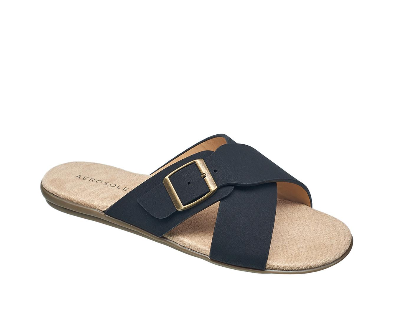 Aerosoles navy sandals store