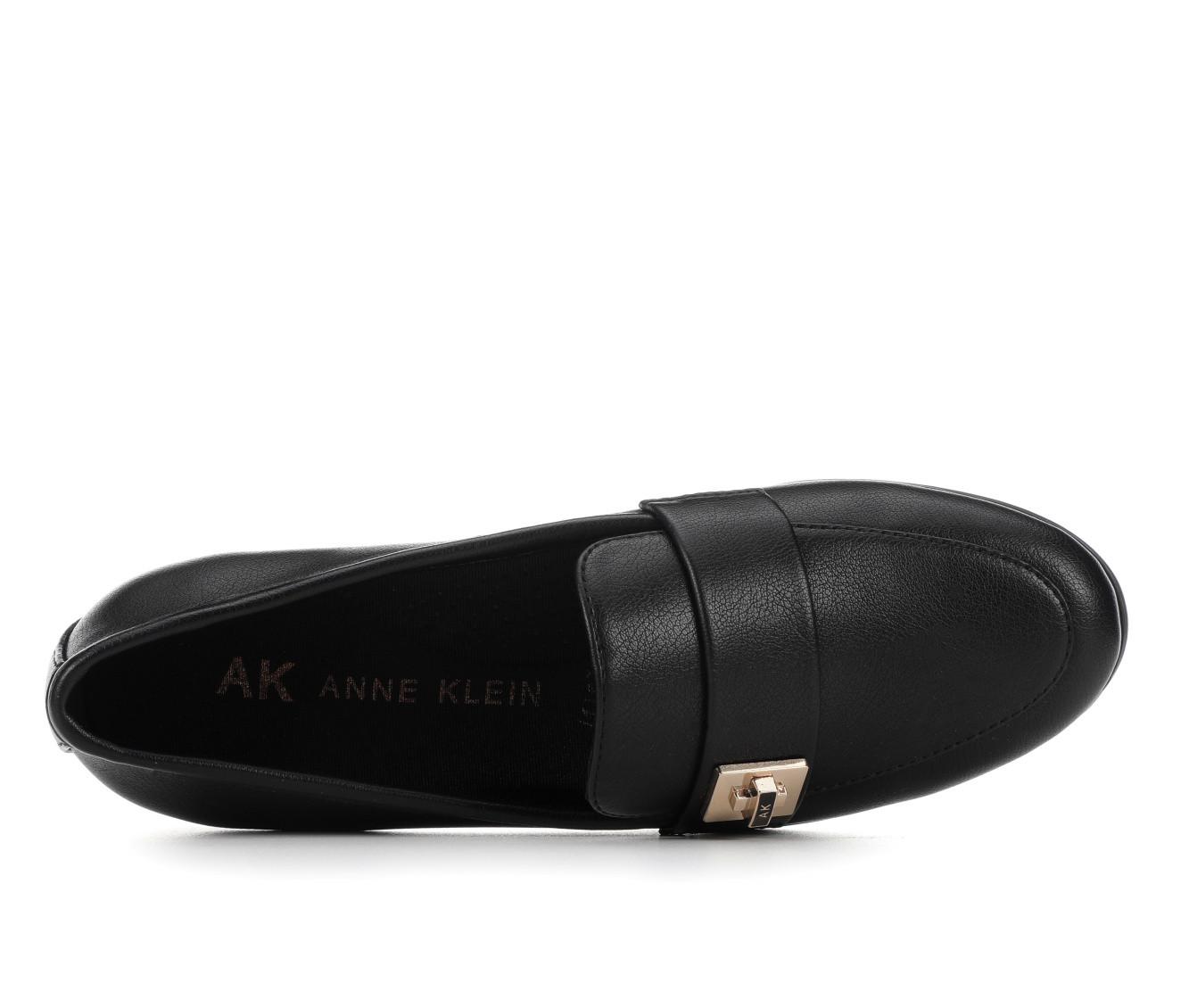 Anne klein loafers black deals