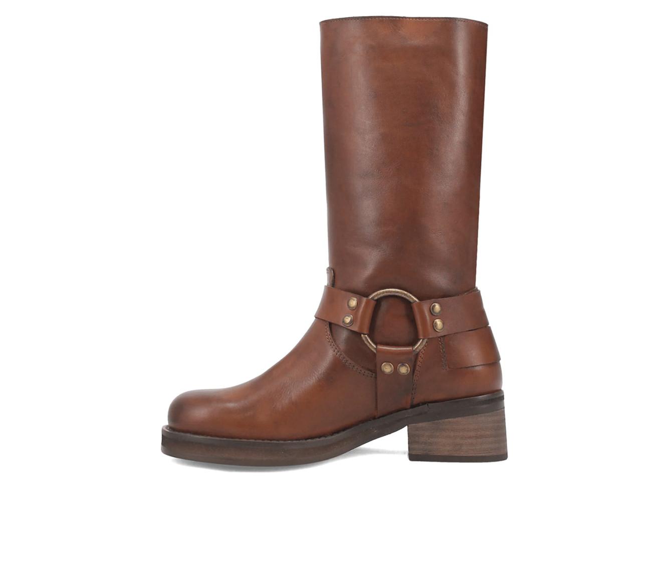 Women's Dingo Boot Harlee Mid Calf Moto Boots