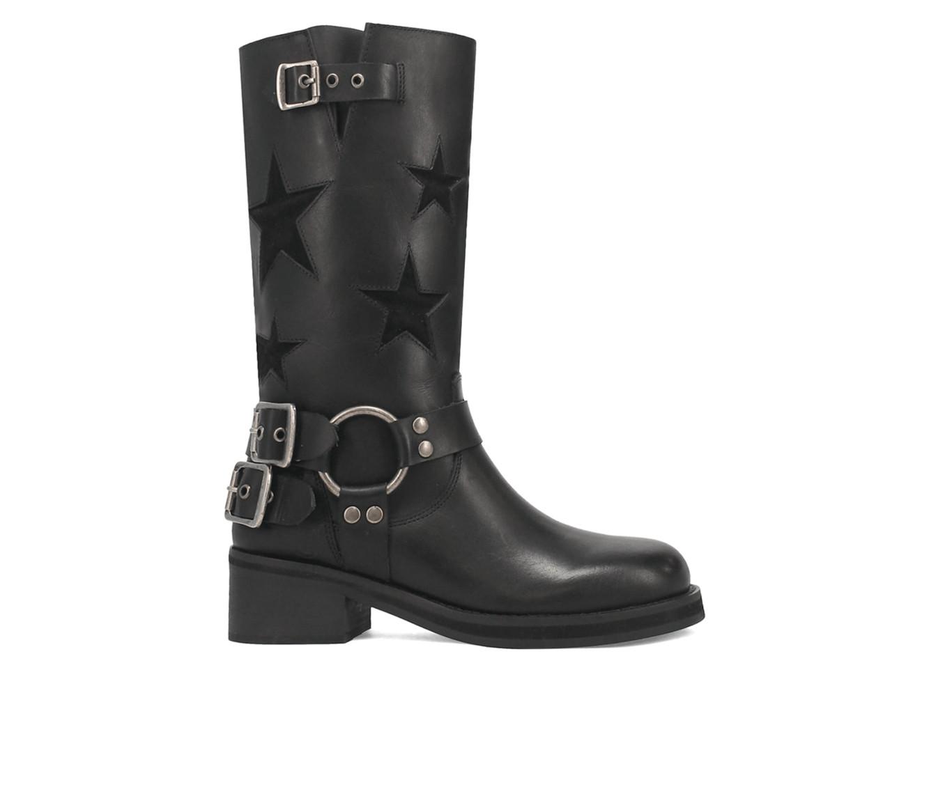 Women's Dingo Boot Blacklist Mid Calf Moto Boots