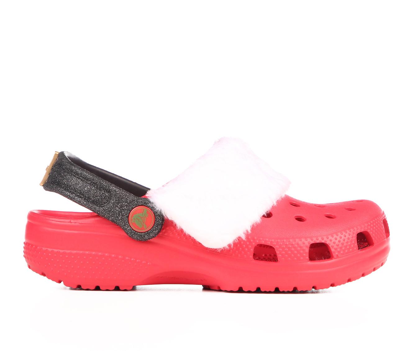 Kids' Crocs Toddler Classic Lined Santa Clogs