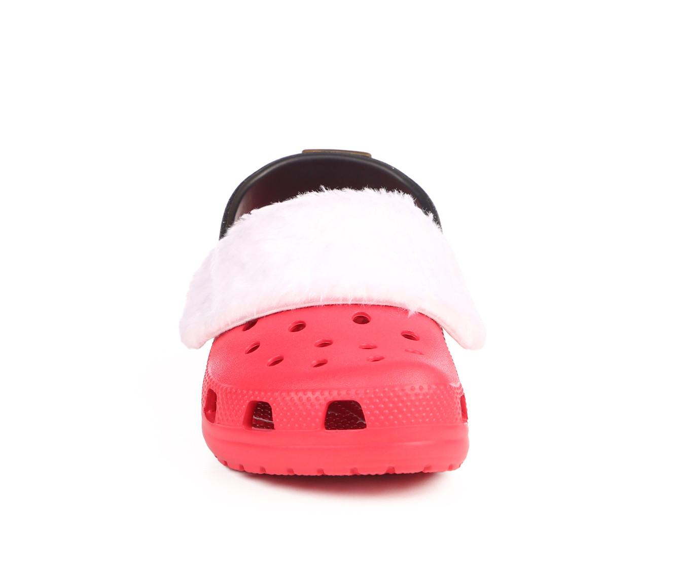 Kids' Crocs Toddler Classic Lined Santa Clogs