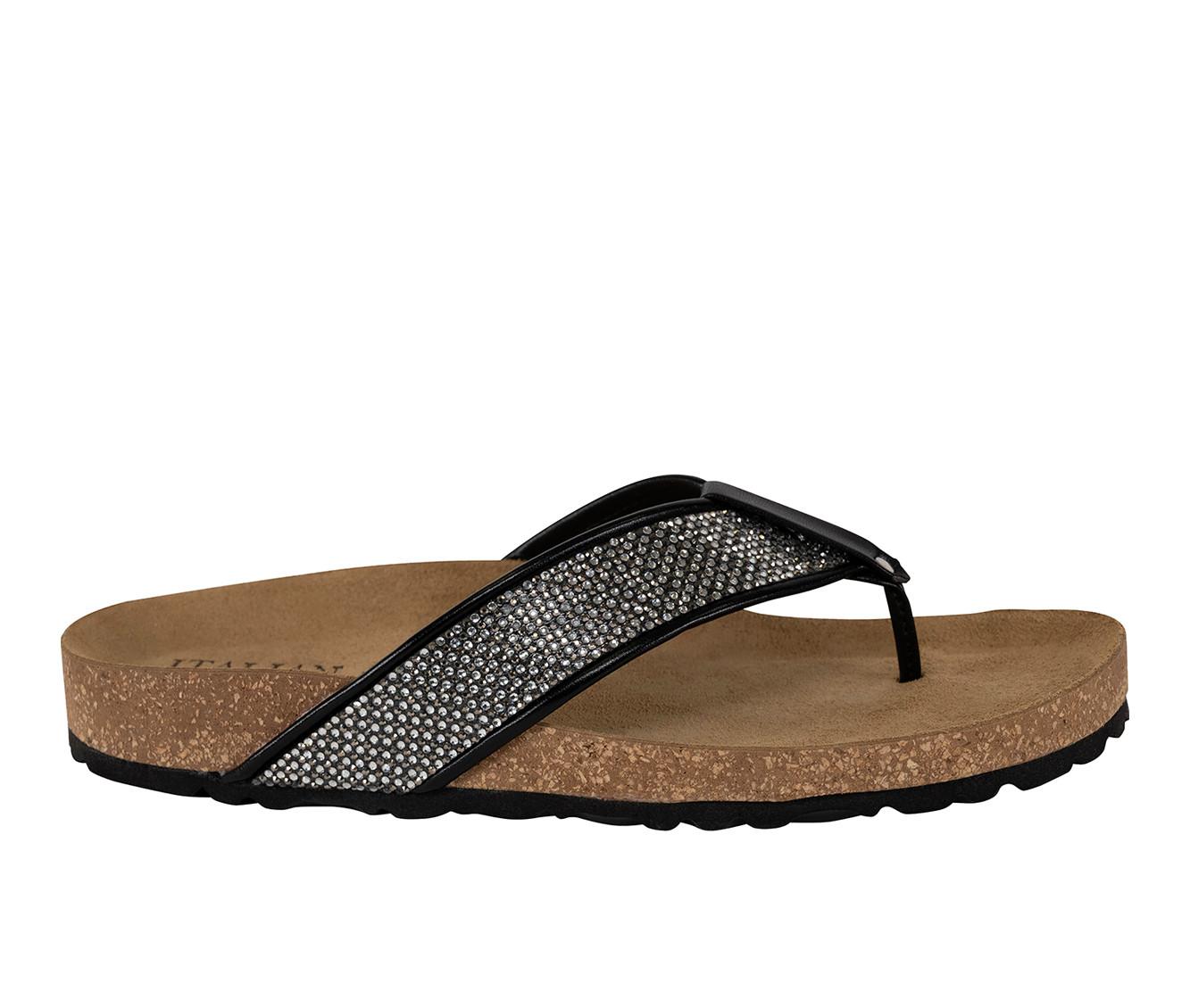 Women's Italian Shoemakers Delani Footbed Sandals