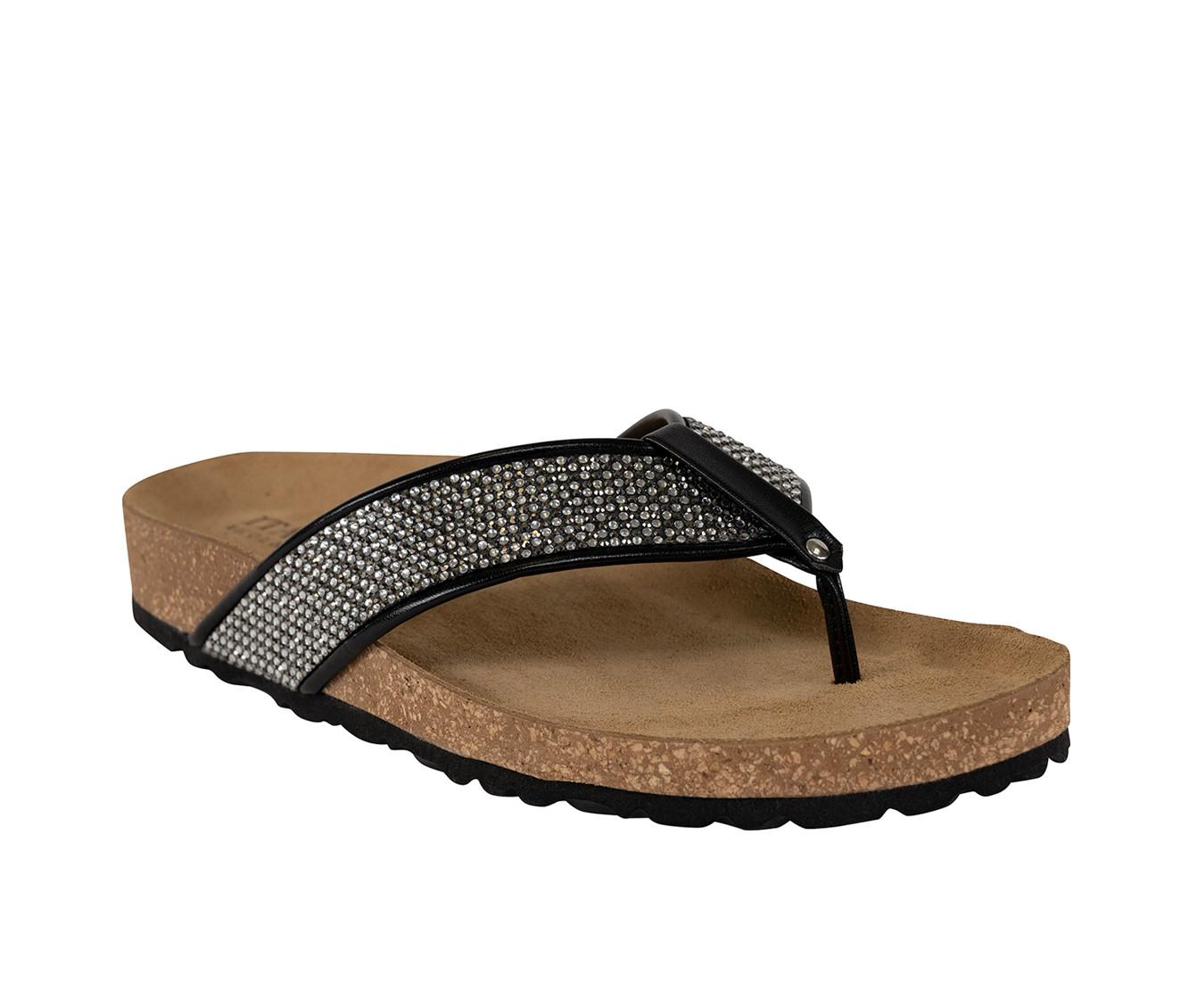 Women's Italian Shoemakers Delani Footbed Sandals