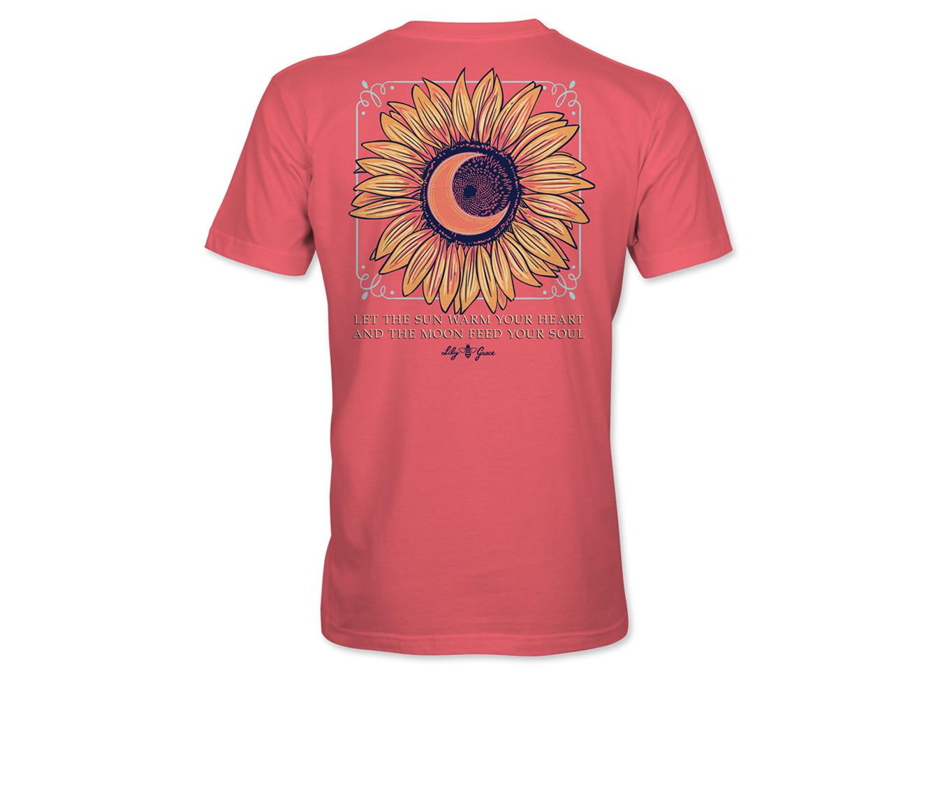 Lily Grace Sunflower Moon Short Sleeve Shirt