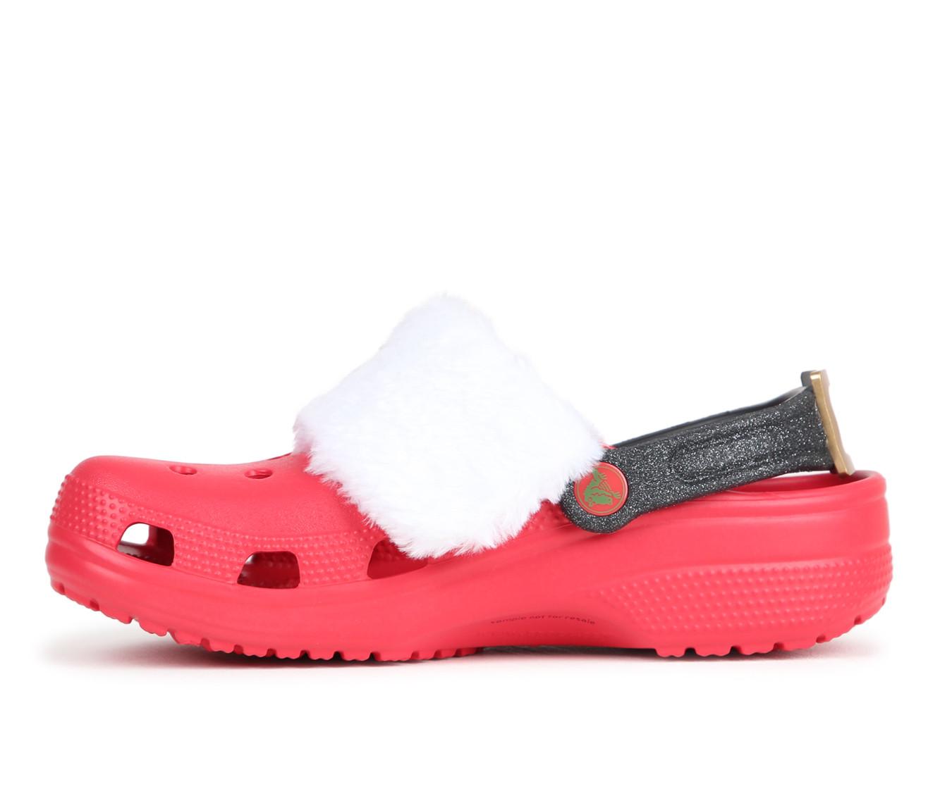 Adults' Crocs Classic Lined Santa Clogs