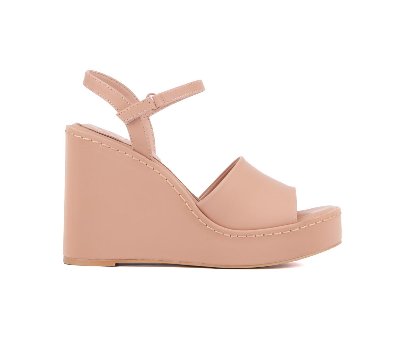 Women's Olivia Miller Magnetic Platform Wedge Sandals