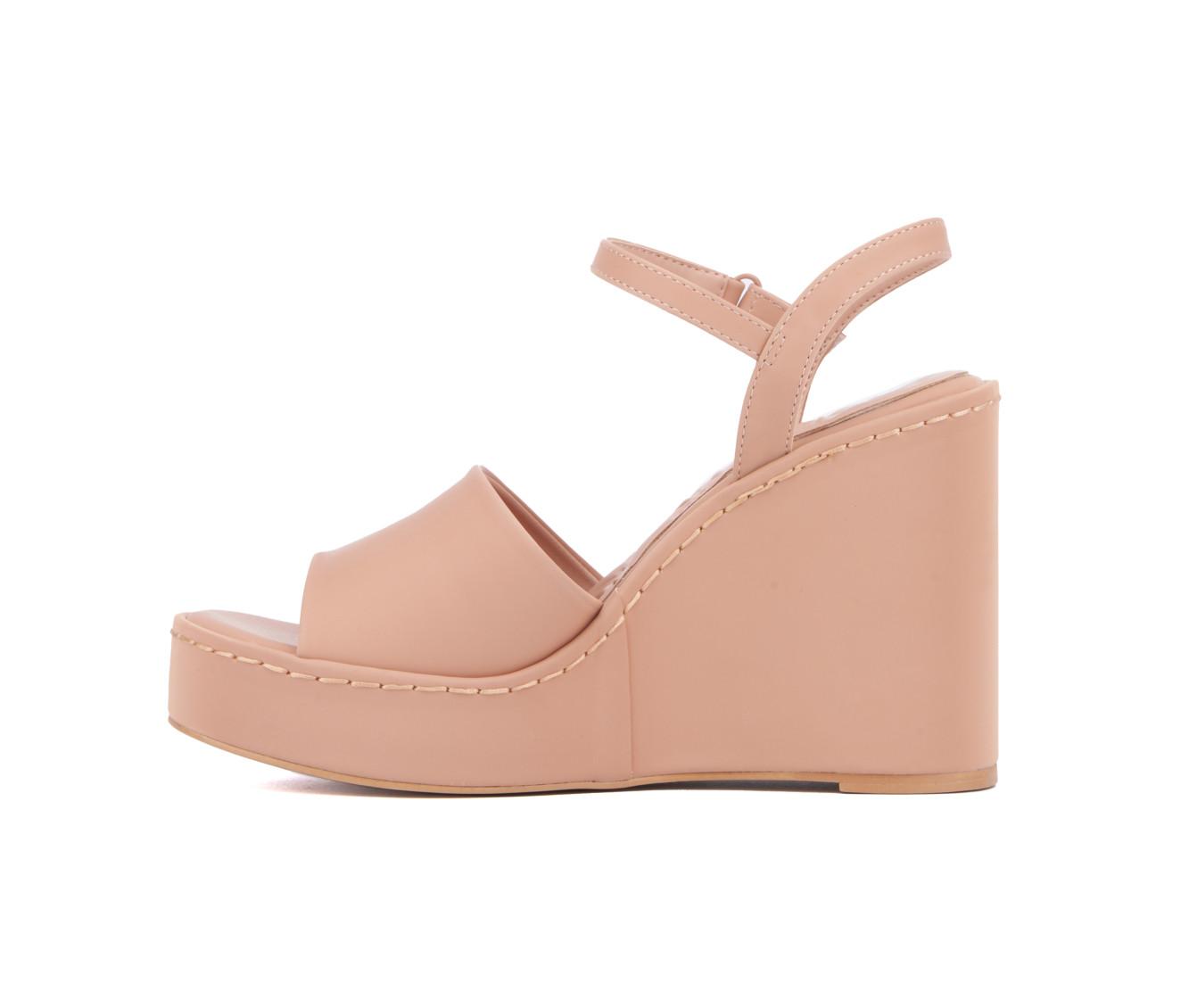 Women's Olivia Miller Magnetic Platform Wedge Sandals