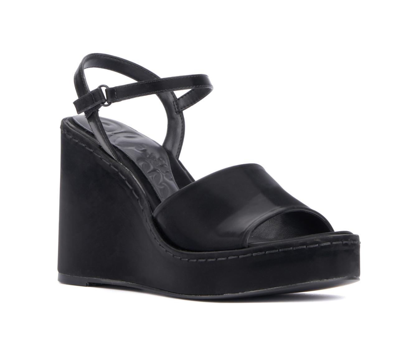 Women's Olivia Miller Magnetic Platform Wedge Sandals