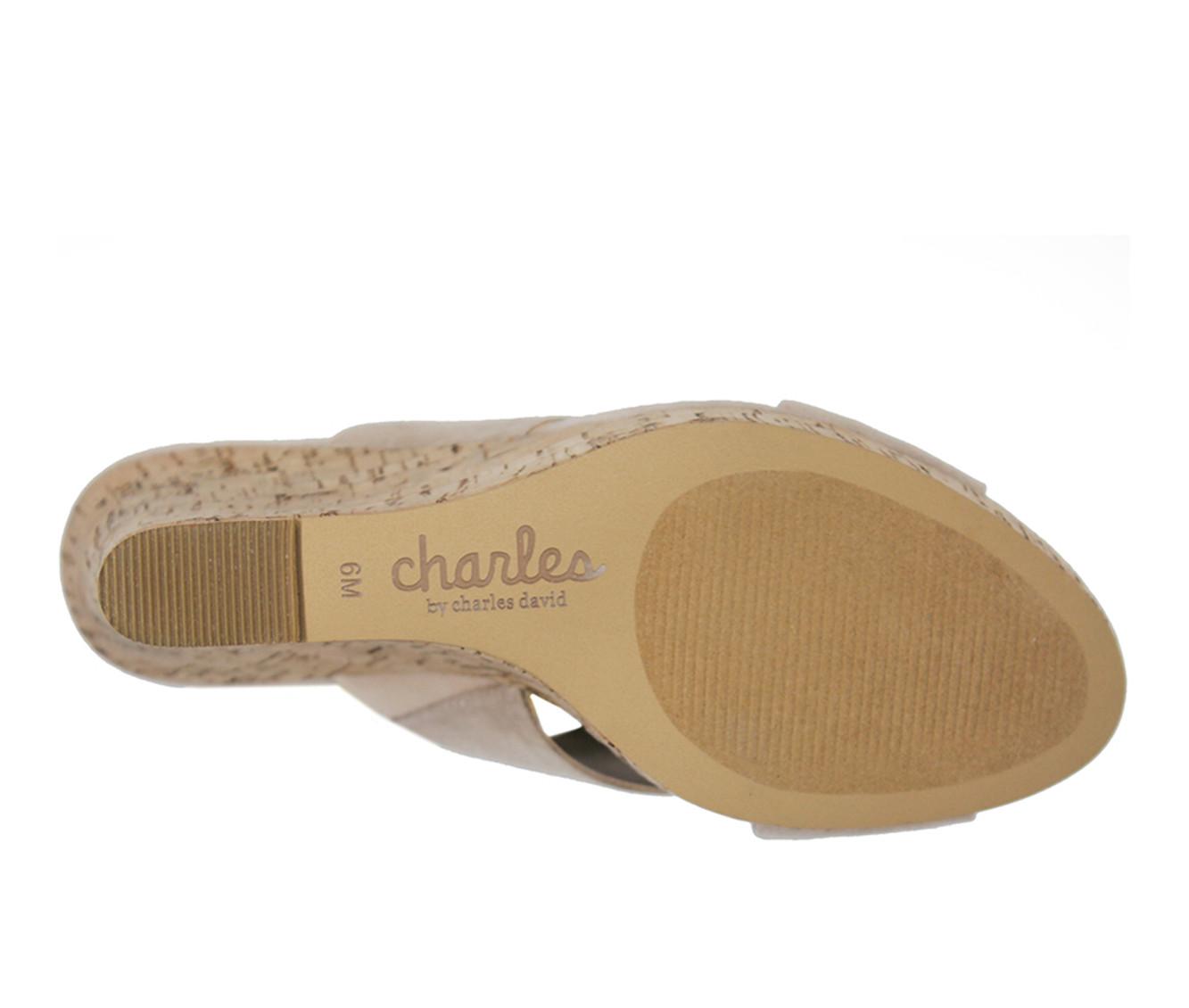 Women s Charles by Charles David Latrice Wedge Sandals Shoe Station