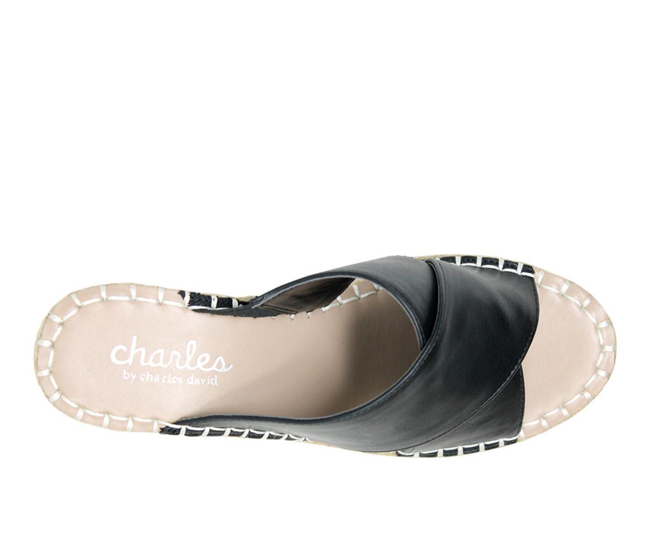 Women's Charles by Charles David Notch Wedge Sandals