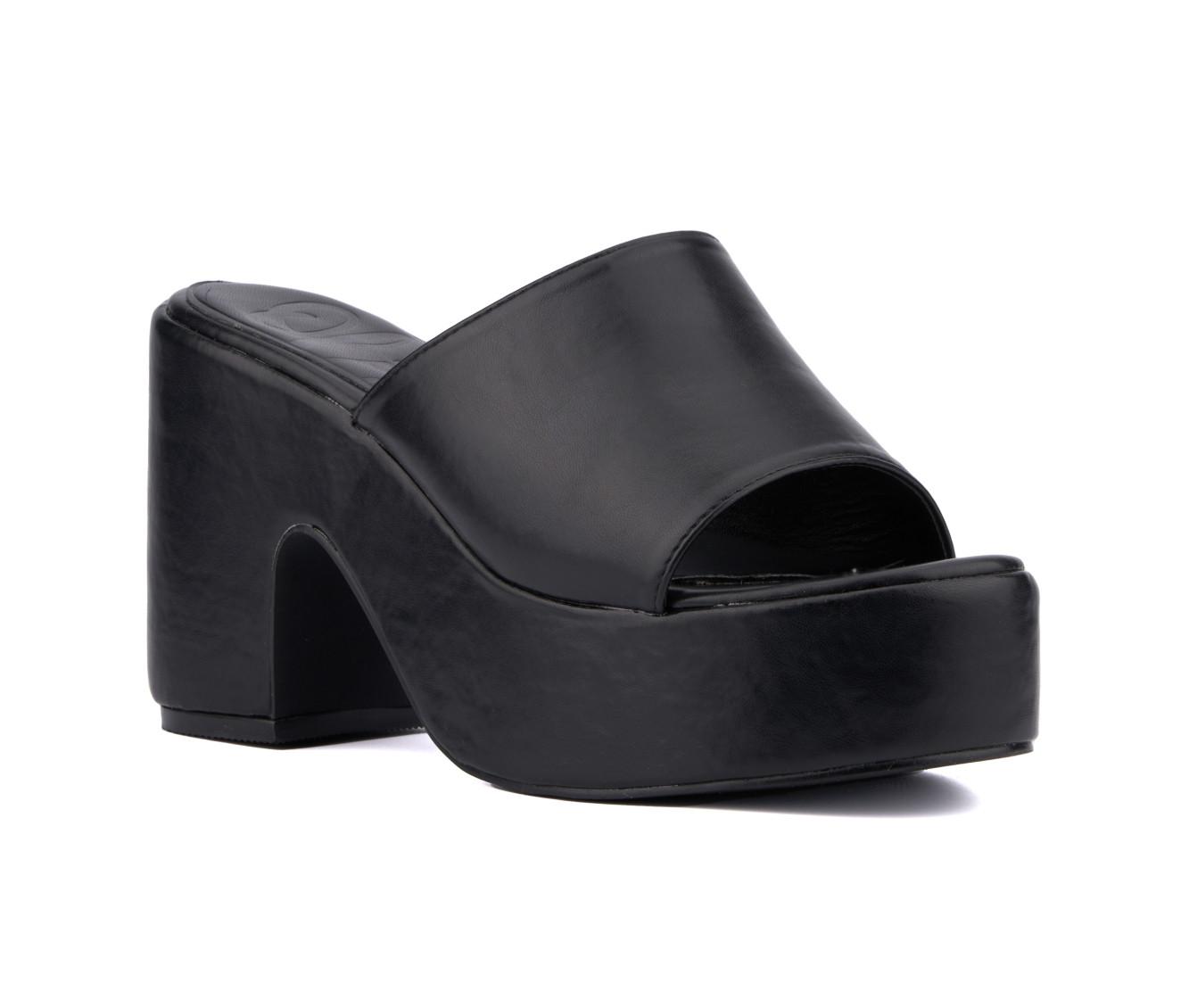 Women's Olivia Miller Crush Platform Dress Sandals