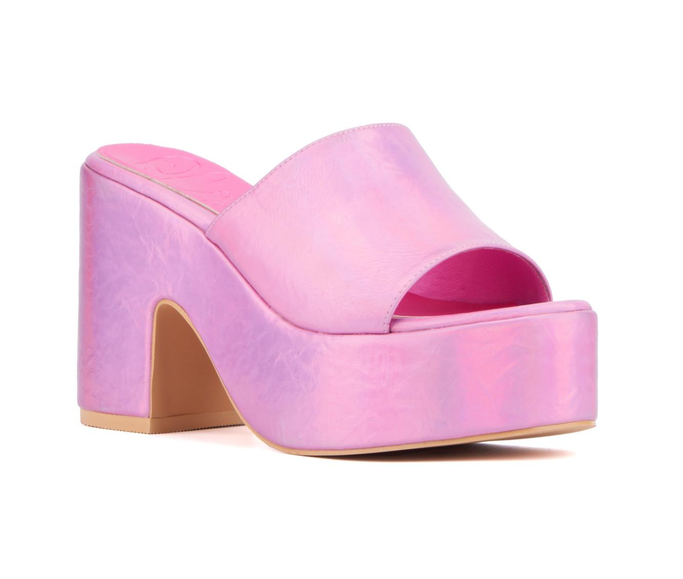 Women's Olivia Miller Crush Platform Dress Sandals