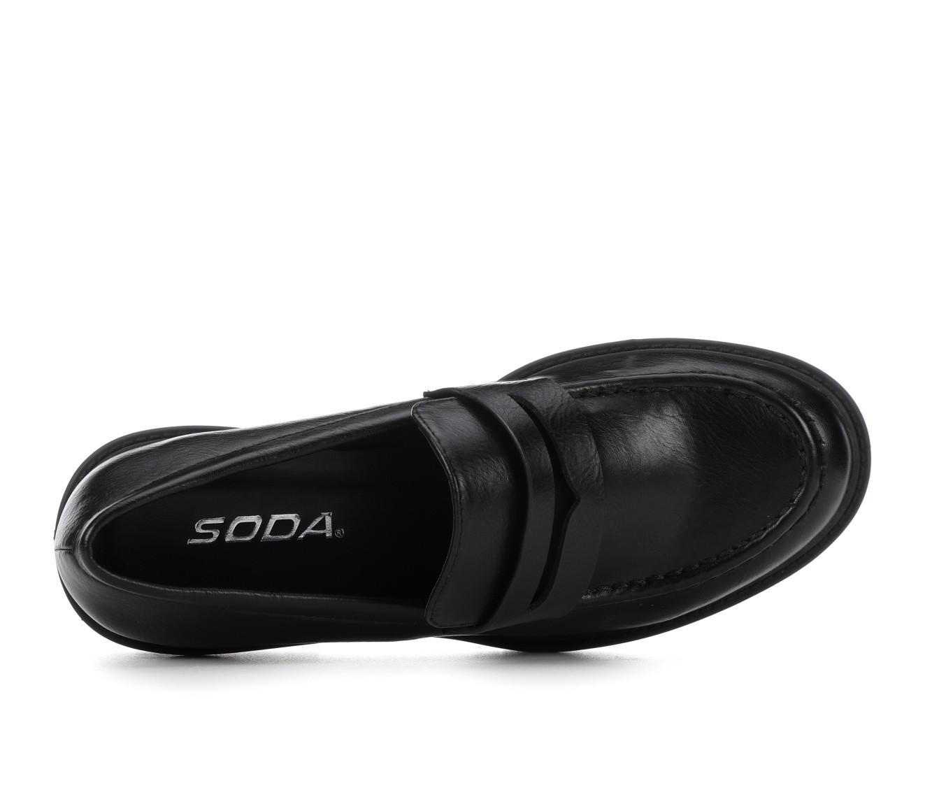 Women's Soda Hender-S Block-Heeled Loafers